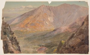Mt. Katahdin, Great Basin fra South Turner Mountain af Frederic Edwin Church