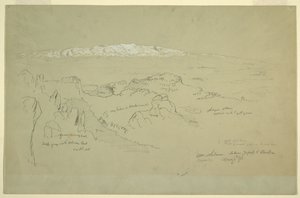Libanon-bjerget mellem Yafoof og Baalbek af Frederic Edwin Church