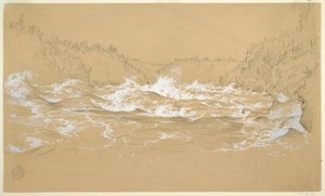 Niagara River Gorge af Frederic Edwin Church