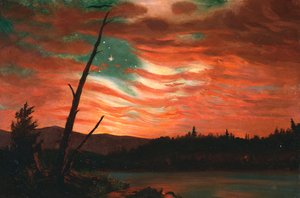 Vores banner i himlen af Frederic Edwin Church