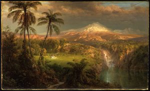 Forbigående regnbyge i troperne af Frederic Edwin Church
