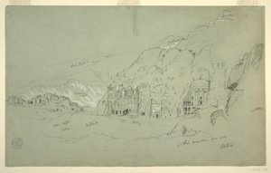 Petra fra sydvest af Frederic Edwin Church