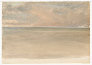 Havlandskab med iskappe i det fjerne af Frederic Edwin Church
