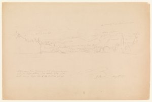 Søens bred og foden af Mount Katahdin af Frederic Edwin Church