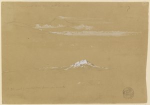 Sincholagua, morgen, fra Solens Tempel, Quito af Frederic Edwin Church