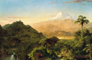 Sydamerikansk landskab af Frederic Edwin Church