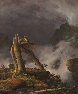 Storm i bjergene, 1847. af Frederic Edwin Church
