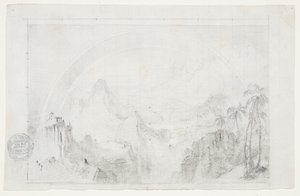 Undersøgelse til "Rainy Season in the Tropics" af Frederic Edwin Church