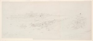 Templer om morgenen, Baalbek af Frederic Edwin Church
