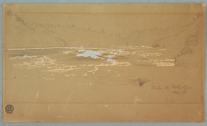 Floden "Below the Whirlpool" af Frederic Edwin Church