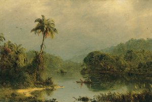 Tropisk landskab af Frederic Edwin Church