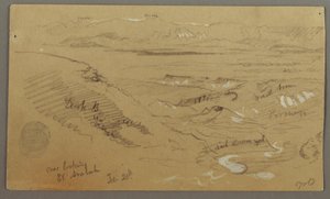 Udsigt over Wady el-Arabah af Frederic Edwin Church