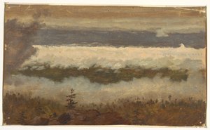 Udsigt over skyer fra Catskill Mountain-Top af Frederic Edwin Church