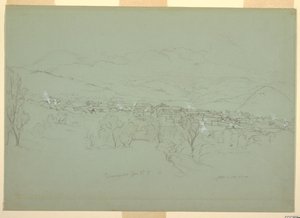 Udsigt over Guaranda, Ecuador af Frederic Edwin Church