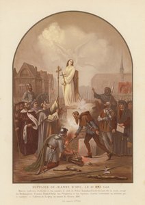 Martyrdom af Joan of Arc af Frederic Legrip