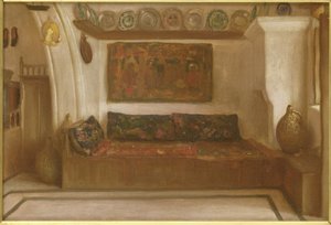 Et hus på Lindos, Rhodos af Frederic Leighton