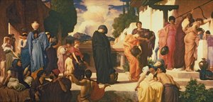 Captive Andromache, ca. 1888 (olie på lærred) (se 226710 & 250633) af Frederic Leighton