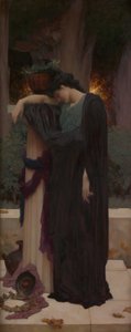 Lachrymae, ca. 1894-95 (olie på lærred) af Frederic Leighton