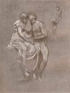 Studier for bryllup, 1882, 1897 af Frederic Leighton