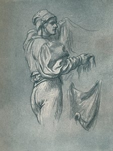 Studie for The Arts of Industry as Applied to War, c1870, 1897 af Frederic Leighton