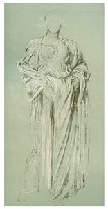 Studie af Daphnephoria, c1880-1882 af Frederic Leighton