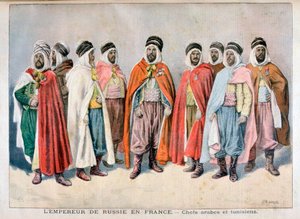 Arabiske og tunesiske høvdinge, 1896