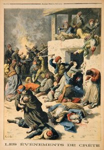 Begivenheder på Kreta, fra "Le Petit Journal", 26. juli 1896
