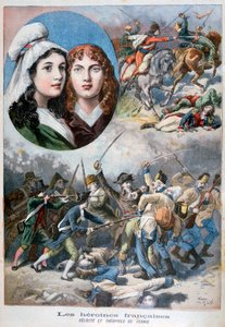 Felicite og Theophile de Fernig, franske heltinder, 1792, 1894