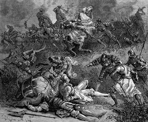 Frans I af Frankrig belejrer Pavia, Italien, 28. oktober 1524 1882-1884.