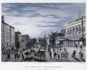 Det Dramatiske Gymnasium - i “”Paris i 1832” af Martens
