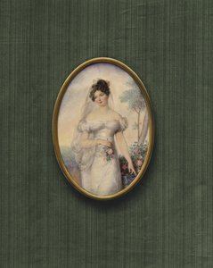 Portræt af en ukendt kvinde af Frederic Millet