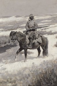 A Manchurian Bandit, c.1904dani af Frederic Remington