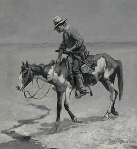 En texansk pony af Frederic Remington