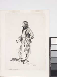 En apachesoldat eller spejder af Frederic Remington
