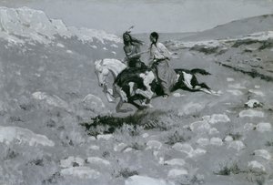Ceremoni for den hurtigste hest, ca. 1900 af Frederic Remington