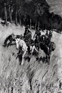 Early Pioneers on the Blue Ridge, indgraveret af F. H. Wellington, fra 