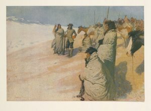 La Verendrye fra Colliers Weekly, pub. 1906 af Frederic Remington