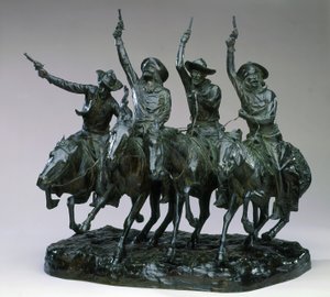 Off the Range - Coming Through the Rye af Frederic Remington