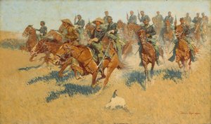 På den sydlige sletter af Frederic Remington