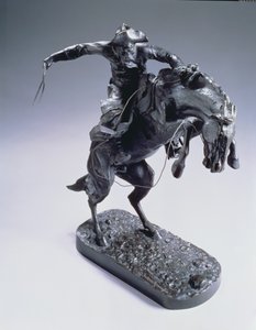Bronco Buster, 1889 (bronze med brun patina)