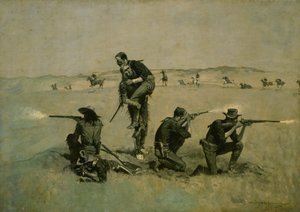 Den sidste kamp af Frederic Remington
