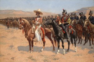 Den mexicanske major, 1889. af Frederic Remington