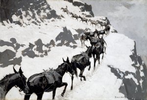 Mule-pakken af Frederic Remington
