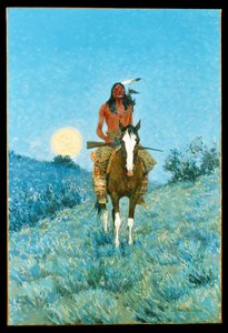 The Outlier, 1909 af Frederic Remington