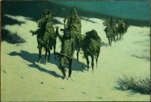 Sporet af den skodde hest af Frederic Remington