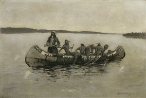 Dette var en fatal indskibning, 1898. af Frederic Remington
