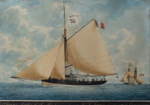 Pluvier, Cutter de S.M. Bestilt af MR. V. Sance af Frederic Roux