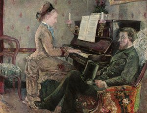 Et fanget publikum, 1877 af Frederic Samuel Cordey
