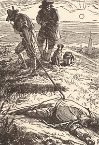 Illustration fra History of the Plague Defoe, 1862, 1923