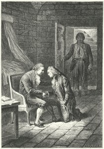 Ludvig XVI af Frankrig modtog nyheden om sin dom for forræderi fra sin advokat, Malesherbes
